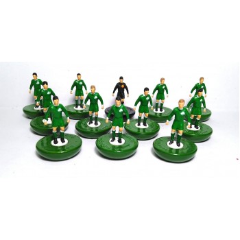 Subbuteo Andrew Table Soccer Panathinaikos 1971 Wembley edition on classic Hasbro bases